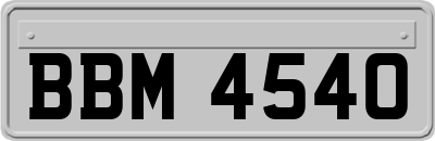 BBM4540