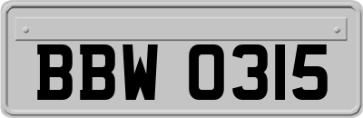 BBW0315