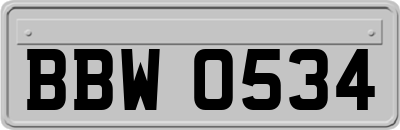 BBW0534