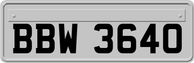 BBW3640