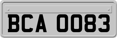 BCA0083