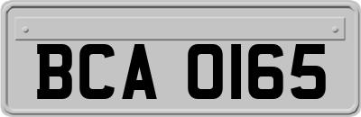 BCA0165