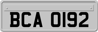 BCA0192
