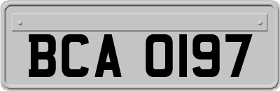 BCA0197