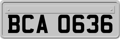 BCA0636
