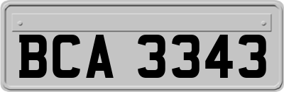BCA3343