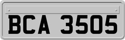 BCA3505