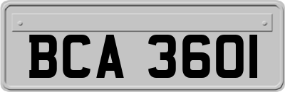 BCA3601