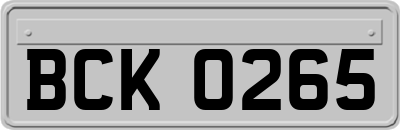 BCK0265