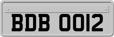 BDB0012