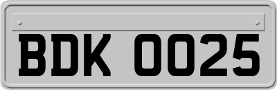 BDK0025