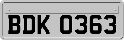 BDK0363