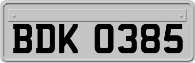 BDK0385