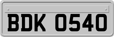 BDK0540