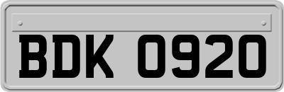 BDK0920
