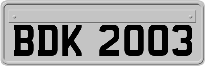 BDK2003