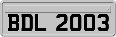 BDL2003