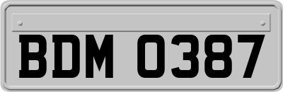 BDM0387