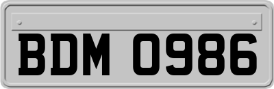 BDM0986