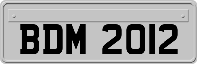 BDM2012
