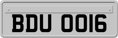BDU0016