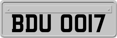 BDU0017