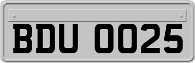 BDU0025