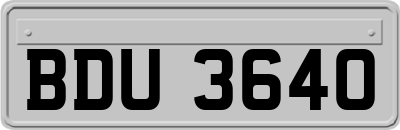 BDU3640