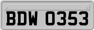 BDW0353