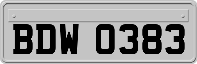 BDW0383