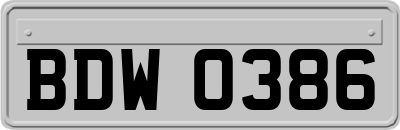 BDW0386