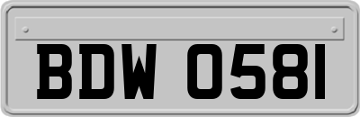 BDW0581