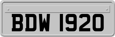 BDW1920