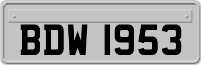 BDW1953
