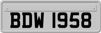 BDW1958