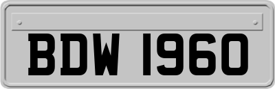BDW1960