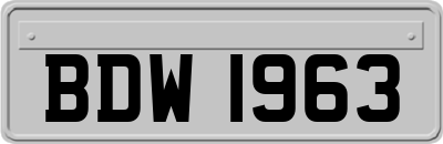 BDW1963