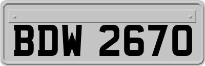 BDW2670