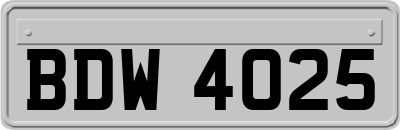 BDW4025
