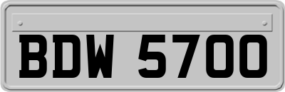 BDW5700