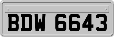 BDW6643