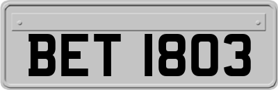 BET1803