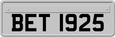 BET1925