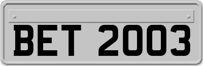 BET2003