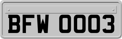 BFW0003