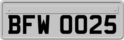 BFW0025