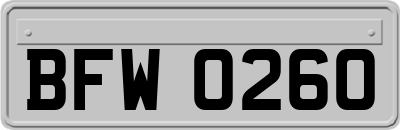 BFW0260