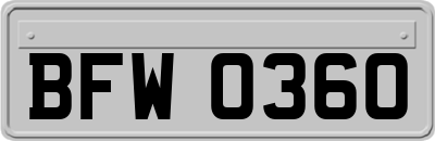 BFW0360