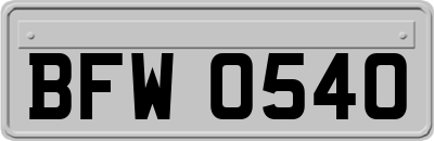 BFW0540