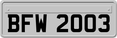 BFW2003
